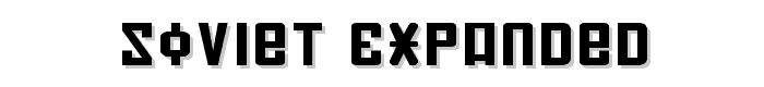 Soviet Expanded font